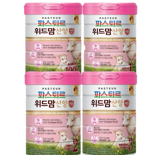 파스퇴르 위드맘 산양 제왕 3단계 750g (2개)