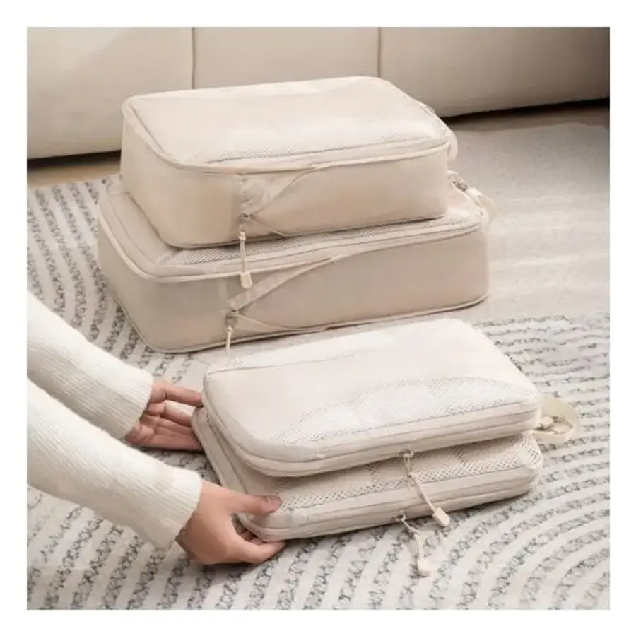 부피순삭 여행용 압축 파우치 5종세트 S+S+M+L+XL 887113