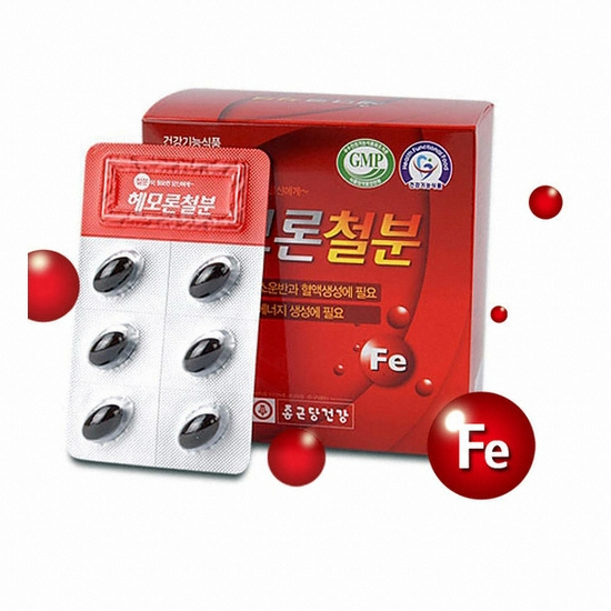 종근당건강 헤모론철분 60캡슐 (3개)_이미지