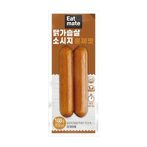 푸드나무 잇메이트 닭가슴살 소시지 훈제맛 100g