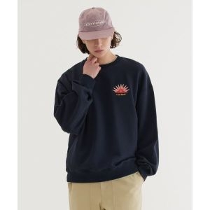 6일 COVERNAT 선셋 그래픽 맨투맨 네이비 CO2501CR07NA 287722