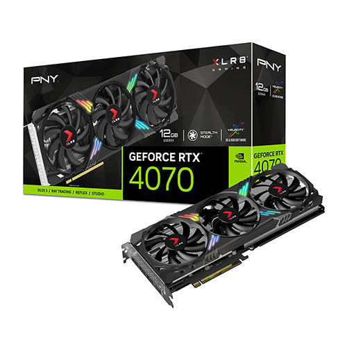 PNY XLR8 지포스 RTX 4070 VERTO EPIC-X RGB TF D6X 12GB 마이크로닉스