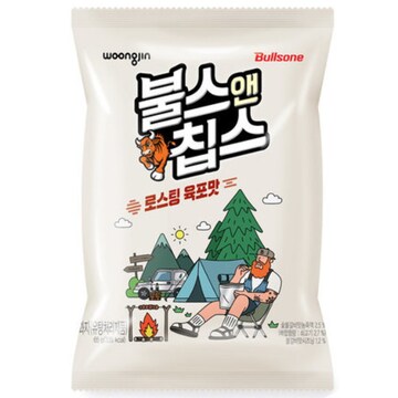 웅진식품 불스앤칩스 로스팅육포맛 65g (8개)