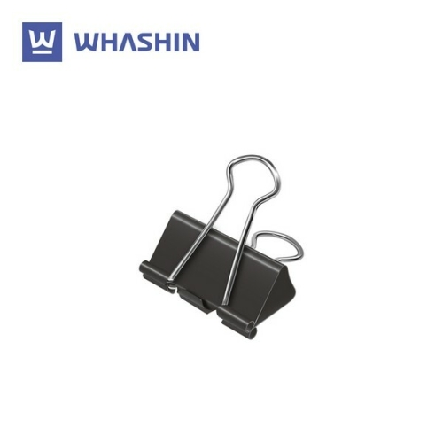 화신공업  블랙 더블클립 중 25mm 50PCS EA