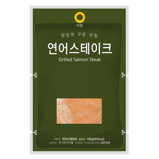 아침 연어스테이크 100g (1개)