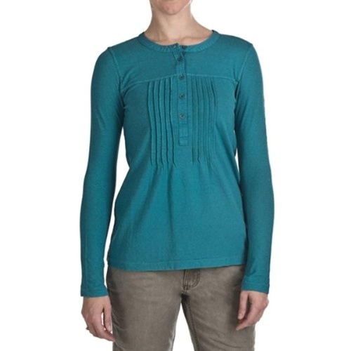 아미 Gr cci 여성용 Zara Henley 셔츠 카옌, 스몰 134612