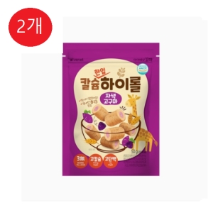 아이배냇 꼬마 칼슘하이롤 자색고구마 50g (2개)_이미지
