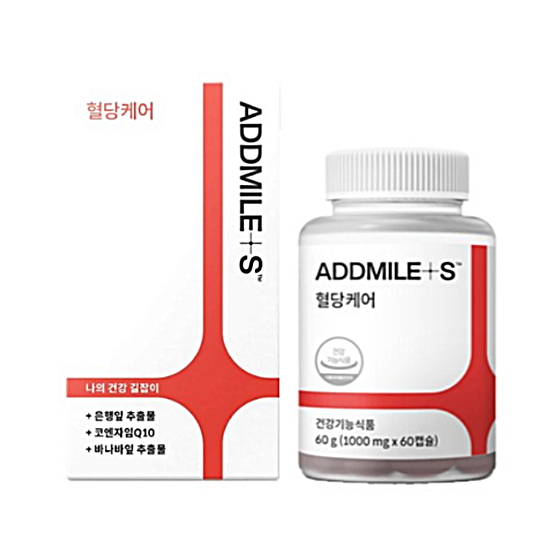 신풍제약주식회사 애드마일스 혈당케어 60캡슐 (2개)