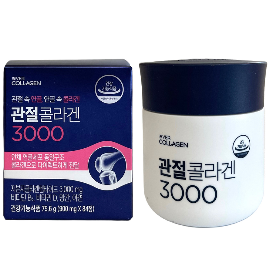 뉴트리 에버콜라겐 관절콜라겐3000 900mg 84정이미지입니다. 누르면 해당 게시물로 새창이동합니다.