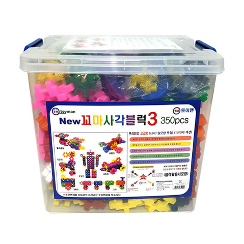 토이맨 뉴 꼬마 사각블록 3 (350조각)_이미지