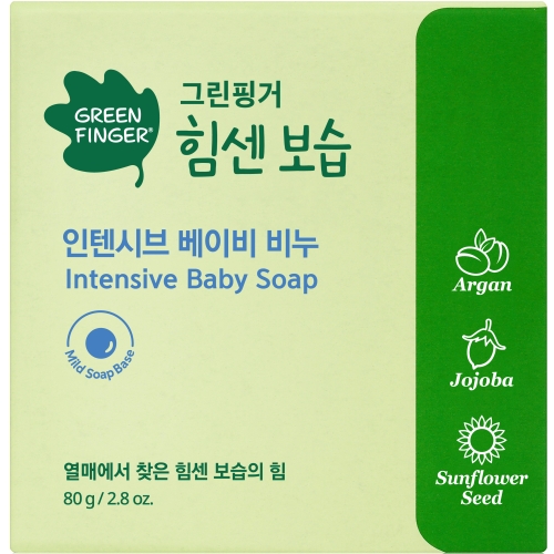  그린핑거 힘센보습 인텐시브 베이비 비누 80g [1개]