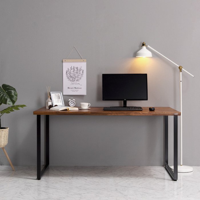 에보니아 코나 멀바우 철제 책상 (1600x800)_이미지