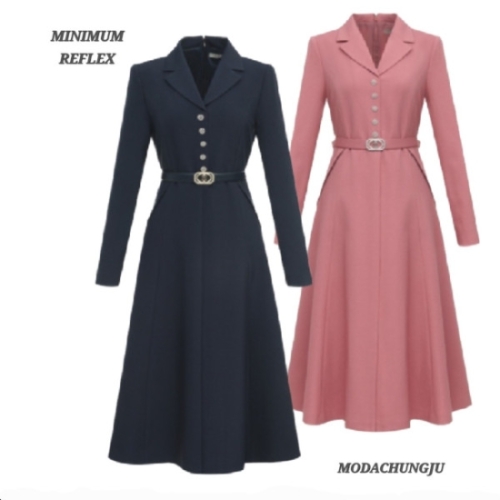 엠디 카라넥 모던 클래식 A라인 원피스 MMYAAWO2490CJ