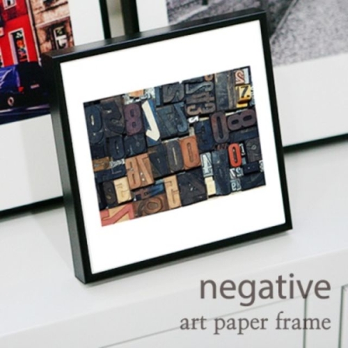 아트페이퍼 흑백 감성사진 네거티브액자 x12 118-12