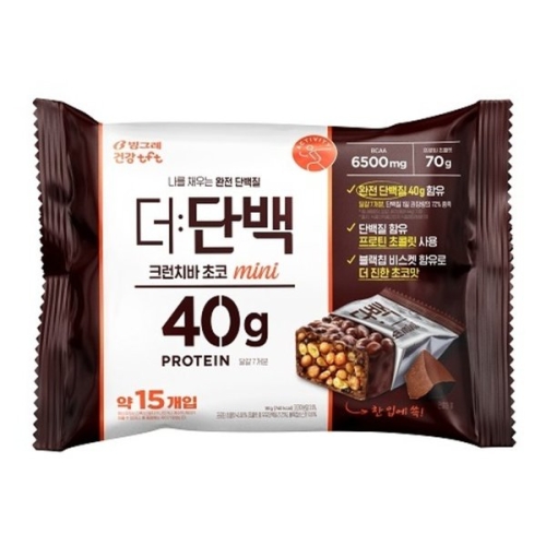 빙그레 더단백 크런치바 초코 미니 161g (1개)