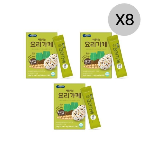 베베쿡 처음먹는 요리가케 콩고기와 다시마 28g (24개)