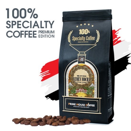 프라임하우스 예멘 잠비야 모카 마타리 스페셜티 원두커피 200g_이미지