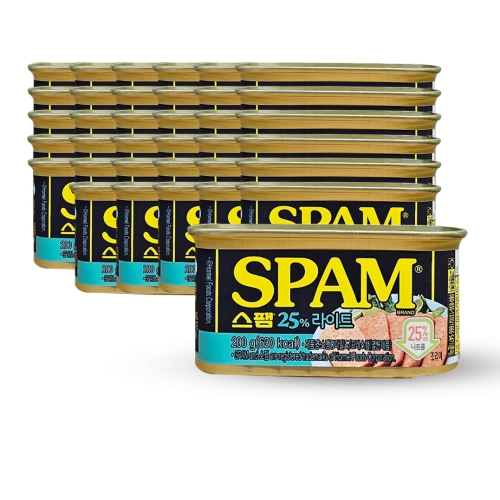 CJ제일제당 스팸 25% 라이트 200g (36개)_이미지