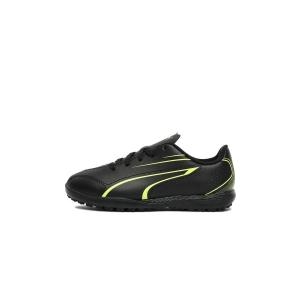 푸마 빅토리아 TT Jr 키즈 풋살화 색상 10748703- Black-Electric Lime