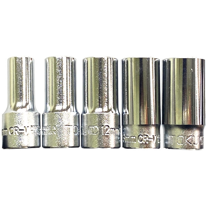 3/8인치 핸드소켓 세미롱 복스알 세트 21200S (5pcs)