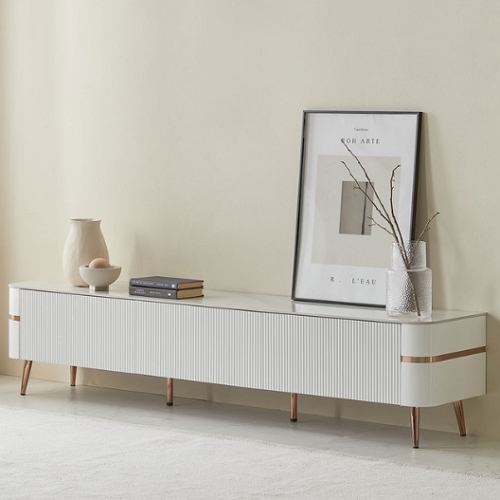 스코나 카디아 템바보드 포세린 통세라믹 서랍 거실장_이미지