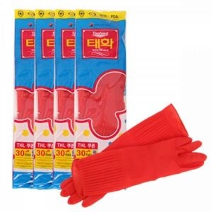 태화 고무장갑 특대 10개 생 주방용품 큰사이즈 설거지 왕