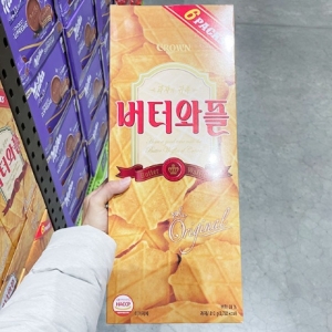 이마트 트레이더스 크라운 버터와플 810g 135gx6입 단품 단품