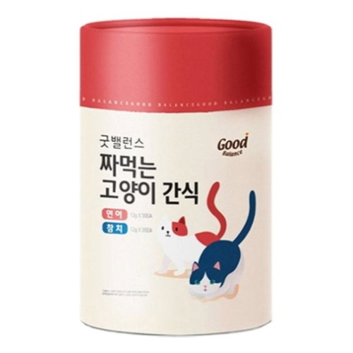 에버플러스 굿밸런스 짜먹는 고양이 간식 참치&연어 720g (12g x 60p) (1개)_이미지