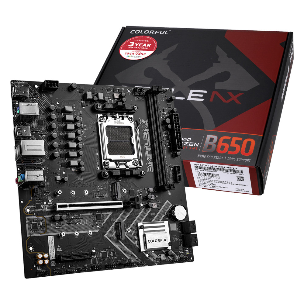 COLORFUL BATTLE-AX B650M-E PRO V14 도우정보