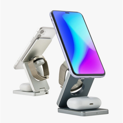 제이엠스퀘어 바넥스 3in1 맥세이프 무선충전기 BN-WC50 (갤럭시/애플워치용)