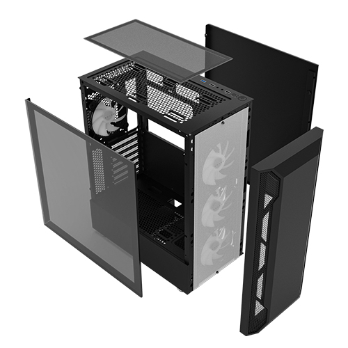 BRAVOTEC GUARDIAN 800 ARGB 타이탄 글래스 (블랙)_이미지