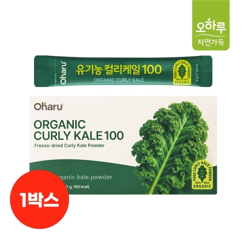 오하루자연가득 유기농 컬리케일 100 2g 20포 (1개)_이미지