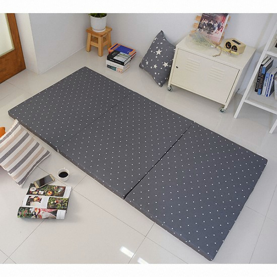 뜨란채 3단 접이식 마블폼 매트리스 세미 S (5cm)_이미지