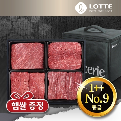 청풍명월 1++9등급 한우 투뿔넘버9 특선정육1호세트 3kg