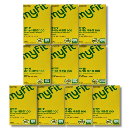 동국제약 마이핏 유기농 레몬즙 100 20g 14포 (10개)_이미지