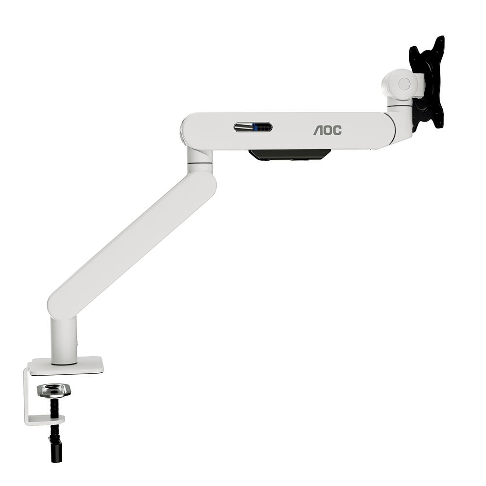 알파스캔 AOC AM400 문스톤 펄 싱글 모니터암_이미지