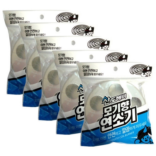 산도깨비 모기향 연소기 (5개)_이미지