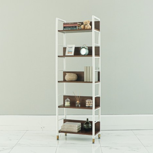 상도가구 우디스 5단 원형프레임 오픈형 장식장 600_이미지