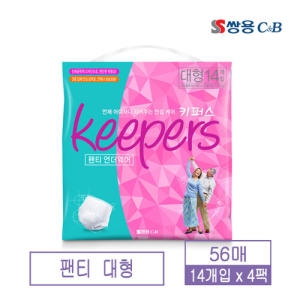 덕수의료기 단오 성인용기저귀 언더웨어 대형 14매x4팩 56매
