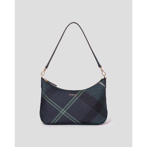 빈폴 ACC BE51D3M01M 뉴 헤릿 사선 체크 크로스백 그린_이미지