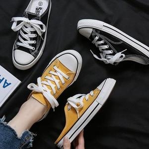 셀러허브 여성 스니커즈 뮬캔버스화 캠버스단화 편한신발 S9210137