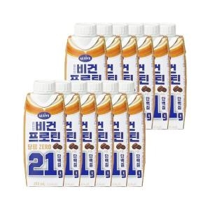 CJ제일제당 얼티브 비건프로틴 커피 250ml (12개)_이미지