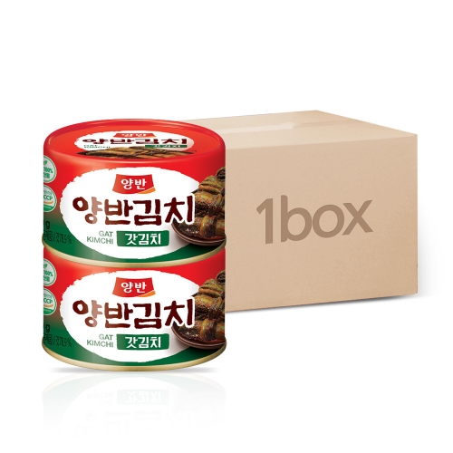 동원F&B 양반 캔 갓김치 160g (48개)