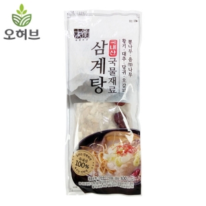 오허브 닭백숙 삼계탕 재료 한약재 약초 육수 티백 약재 1봉_이미지
