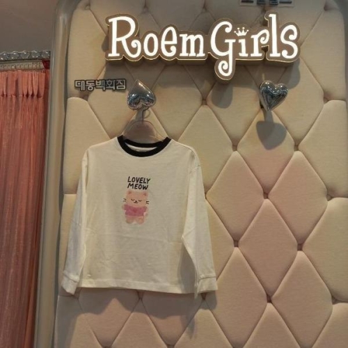 로엠걸즈 DP01 라운드넥 그래픽 티셔츠 RGLA2611C_이미지