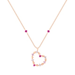 헤스티아 아돌프 목걸이 로즈 HXYD 50143R 15%즉시할인 귀걸이 목걸이 반지 팔찌 발찌 만원_이미지