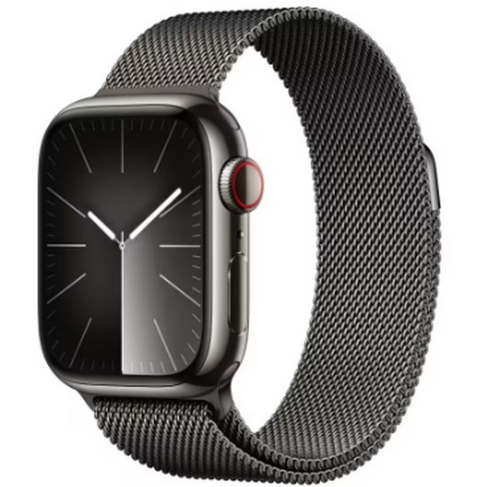 APPLE 워치 시리즈9 41mm Cellular 그래파이트 스테인리스 스틸 (밀레니즈루프)_이미지