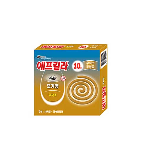 한국존슨 에프킬라 모기향 내추럴 10개입 (2개)