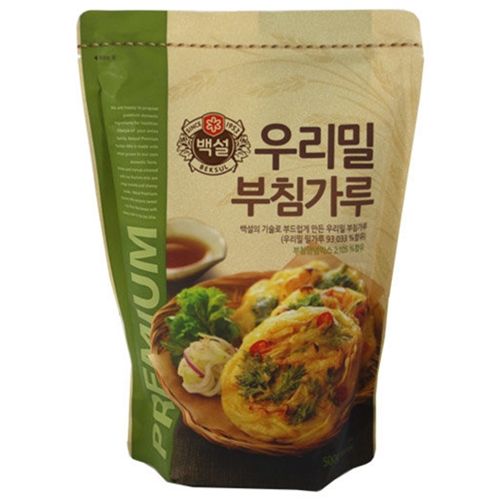 CJ제일제당 백설 우리밀 부침가루 500g (1개)