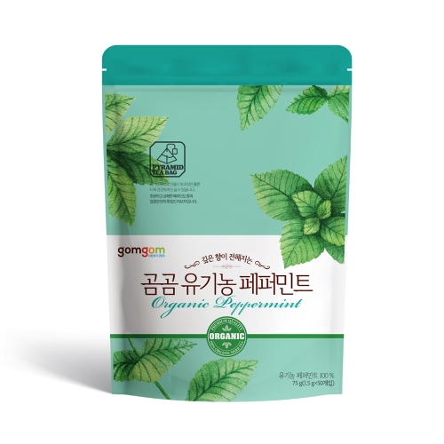 코코비아 곰곰 유기농 페퍼민트 50티백